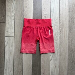 Gymshark Red Ombré Shorts